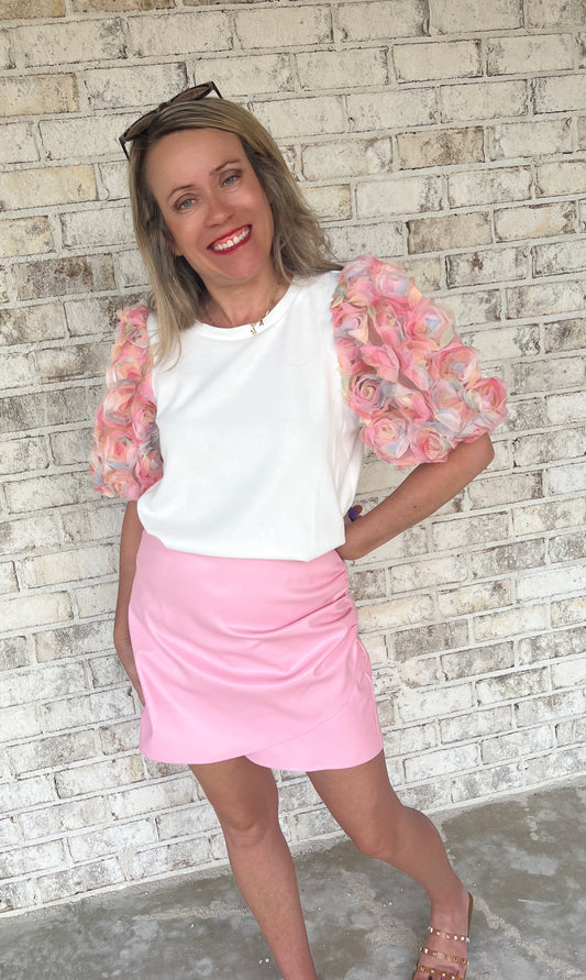 Floral Sleeve Top